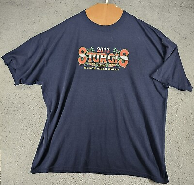#ad Sturgis Black Hills Bike Rally 2013 Shirt Men#x27;s 2XL South Dakota Anvil $14.99