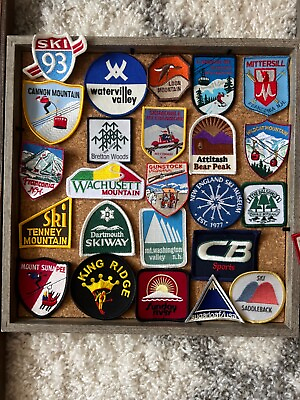 #ad Vintage NH And ME Ski Patches. NOS $18.00