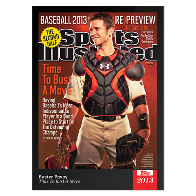 #ad 2021 Topps x Sports Illustrated Buster Posey Card #38 SAN FRANCISCO GIANTS $3.99