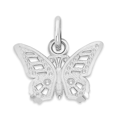 #ad 925 Sterling Silver Butterfly Charm Dainty Butterfly Jewelry for Charm Bracelet $33.32