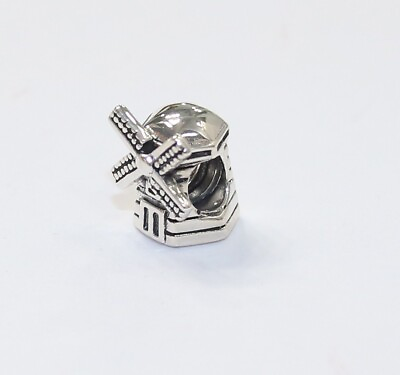 #ad New Authentic Pandora Charm Sterling Silver Windmill #791297 $45.00