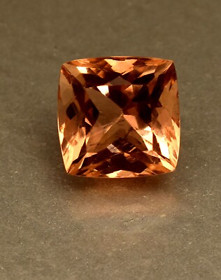 #ad Top Color Peach Morganite 7.35 Ct Certified Cushion Cut Loose Gemstone For Ring $41.00