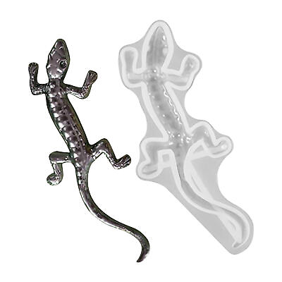 #ad Lizard Resin Casting Silicone Mold Wall Art DIY Animal Epoxy Casting Craft Mould $8.27