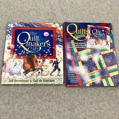 #ad Set of The Quiltmaker#x27;s Gift Hardback with Companion Quilting Book Softcover $22.95