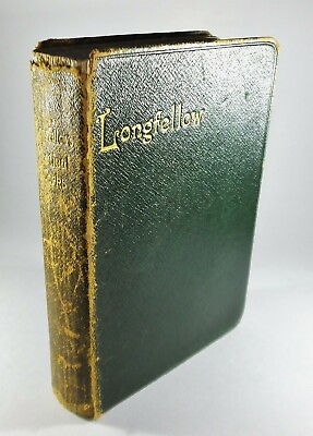 #ad The Poetical Works Of Longfellow Published 1913 Gold Page Edges Book# GBP 17.95