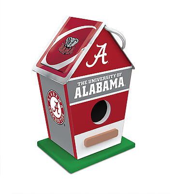 #ad MasterPieces Alabama Crimson Tide NCAA Painted Birdhouse $19.99