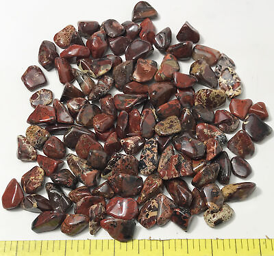 #ad JASPER BRECCIATED Small 12 20mm polished stones. 1 2 lb $9.60
