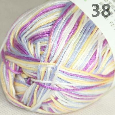 #ad AIPYARN 1SkeinsX50g Natural Smooth Bamboo Cotton Crochet Yarn Hand Knitting 38 C $15.67