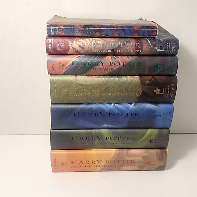 #ad Harry Potter Hardcover Original Book Set 1 7 J.K. Rowling #1 Softcover Kids $79.95