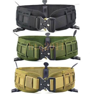 #ad Tools Molle Waist Belt Military Padded Patrol Belt Combat Battle War Web Belt $36.57