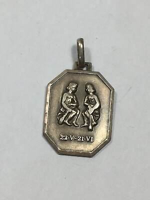 #ad Jewelry Pendant Plate Silver 9 39 A2 44 $15.87