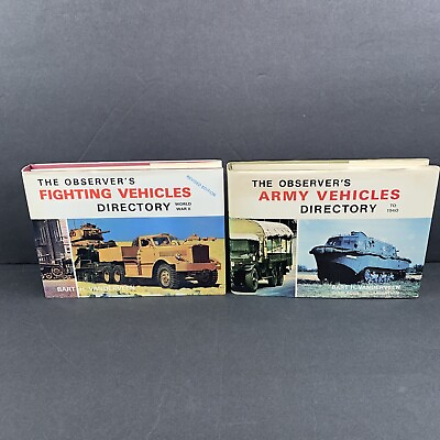 #ad THE OBSERVER#x27;S ARMY VEHICLES DIRECTORY TO 1940 amp; FIGHTING VEHICLES WWII $25.00