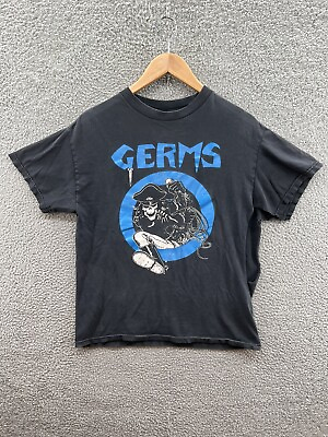 #ad Impact Merchandising Germs Skeleton Vintage 1993 Black T Shirt Size Medium $149.99