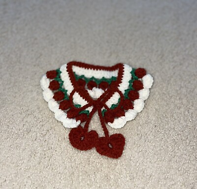 #ad Handmade Cute Crochet Collar For Pets $24.99