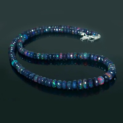 #ad Ethiopian opal Beads Real Opal Necklace Opal Gemstone Opal Jewelry Np 3146 $70.45