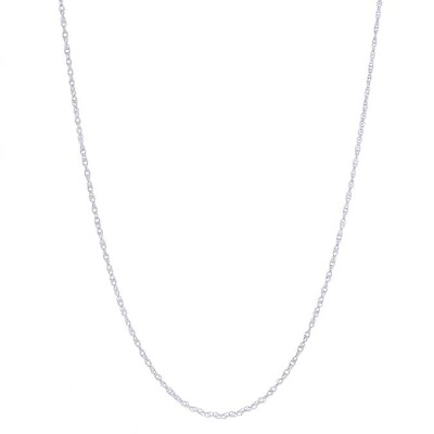 #ad White Gold Prince of Wales Chain Necklace 18quot; 10k $49.99