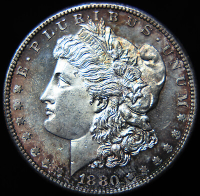 #ad 1880 S Morgan Silver Dollar VAM #64 Choice BU Nice Original Surfaces $100.00
