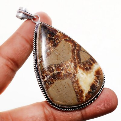 #ad Septarian Loose Gemstone Handmade Ethnic Unique Gift Jewelry Pendant 3.1quot; MP 746 $6.49