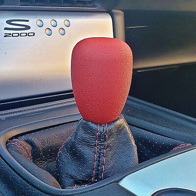 #ad SSCO WRINKLE RED SL 530 GRAMS WEIGHTED SHIFT KNOB SHIFTER TEAR DROP $69.98