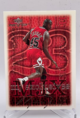 #ad Michael Jordan 1999 00 Upper Deck MVP Silver Script #185 Basketball Card $3.49