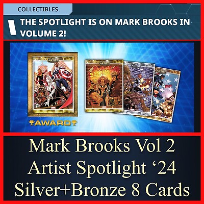 #ad MARK BROOKS VOLUME 2 ARTIST SPOTLIGHT ‘24 SILVERBRZ 8 CARD TOPPS MARVEL COLLECT $2.49