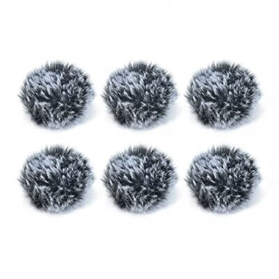 #ad Wind Muff Dead cat for Lavalier Lapel Microphone Furry Cover 6 Pack $22.46
