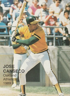 #ad FREE SHIPPING MINT 1989 #5 Jose Canseco Oakland Athletics BASEBALL#x27;S BEST TWO $2.25