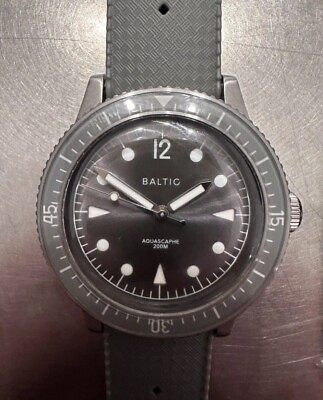 #ad Baltic Aquascaphe x HMS Watch Store Japan Exclusive Grey Box Papers $877.00