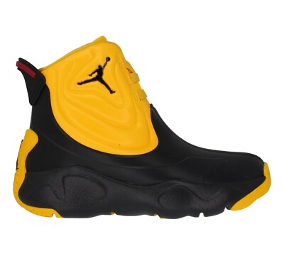#ad Nike Youth Jordan Drip 23 Rain Snow Winter Boots Size 12C Black Gold CT5798 706 $59.95