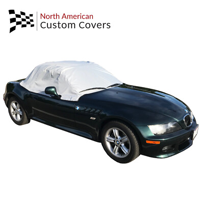 #ad BMW Z3 Soft Top Roof Protector Half Cover 1999 2000 2001 RP100G $99.95