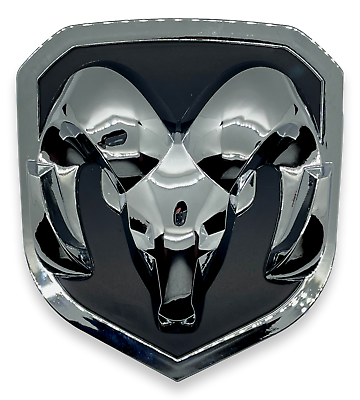 #ad Chrome Ram Front Grille Emblem Badge For 2013 2017 Dodge 1500 2500 3500 $30.00
