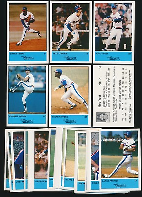 #ad 1984 Jarvis TEXAS RANGERS Set 28 DAVE STEWART BUDDY BELL NED YOST $7.99