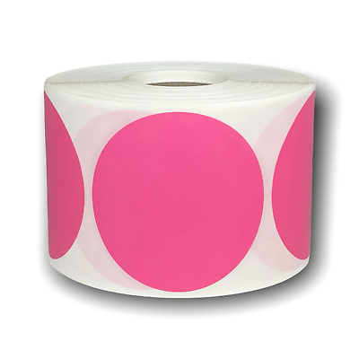 #ad #ad Pink Direct Thermal Labels Zebra Rollo amp; Munbyn Compt. 1.5quot; Round 1 Roll $10.99
