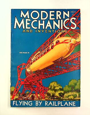 #ad Modern Mechanics and Inventions Pulp Nov 1930 Vol. 5 #1 FN $48.00