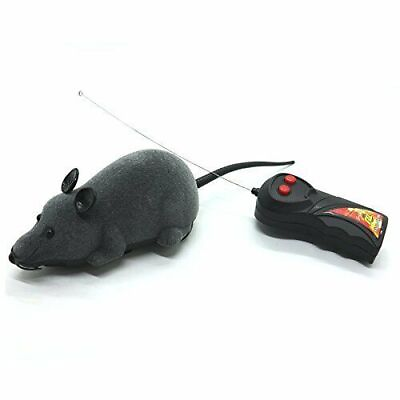 #ad WEFOO Electronic Remote Control Rat Simulation Mouse Toy for Cat Dog Kid Gray $7.49