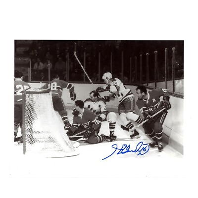 #ad HENRI RICHARD Signed Montreal Canadiens 8 x 10 Photo 70672 $79.99