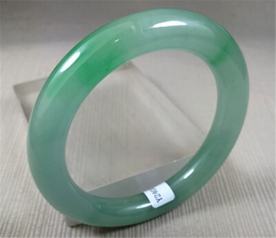 #ad 59mm Natural Ice Green Ancient Jadeite Jade Bracelet Bangle Emerald Bracelets $100.00