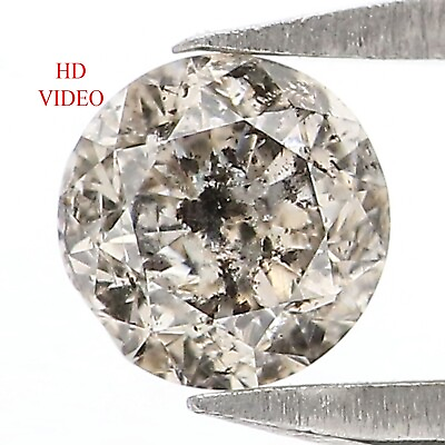 #ad Natural Loose Round Diamond Salt And Pepper Round Shape Diamond 0.33 CT N7339 $125.00