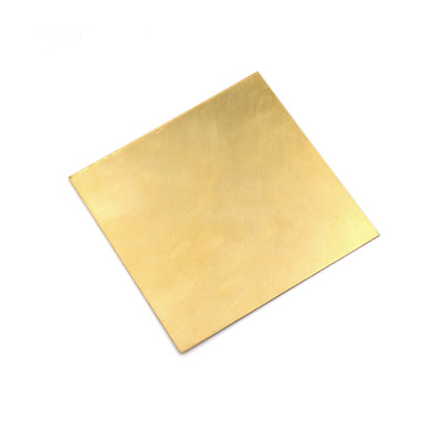 #ad Brass Metal Thin Sheet Foil Plate Thick 0.5mm 0.8mm 1mm 2mm 100X100mmDIYPart.hap $2.69