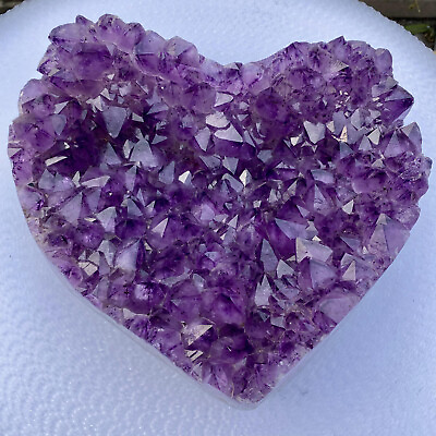 #ad 39LB Natural Amethyst Heart geode quartz cluster crystal specimen energy healing $1804.00