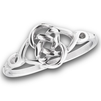 #ad Stainless Steel Celtic Knot Ring Free Gift Packaging $15.44