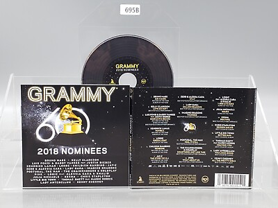 #ad 2018 Grammy Nominees Various Artists CD No Case No Tracking Disc Artwork $4.99
