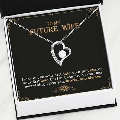 #ad To My Future Wife Forever Love Necklace Engagement Gift for Future Wife Gift $29.99
