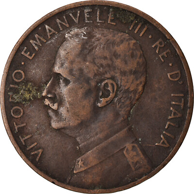 #ad #760750 Coin Italy Vittorio Emanuele III 5 Centesimi 1909 Rome EF Bro $14.24