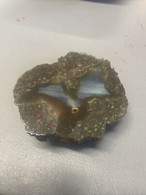 #ad Unique Rough Agate crystal geode $9.75