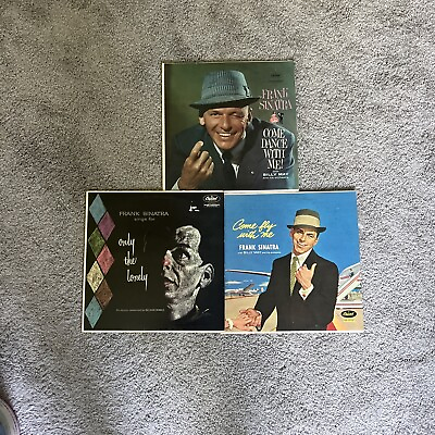 #ad Frank Sinatra Come Fly With Me LP Album Mono 1958 Vinyl Record W920 Record Lot 3 $24.99