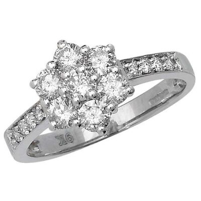 #ad Diamond Cluster Ring $2797.60
