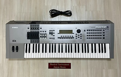 #ad Yamaha MOTIF6 61 Key Keyboard Synthesizer Used with Power Cable from Japan $750.00