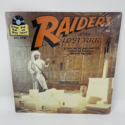 #ad Buena Vista Records Indiana Jones Raiders of the Lost Ark SEALED Vintage 1983 $19.99