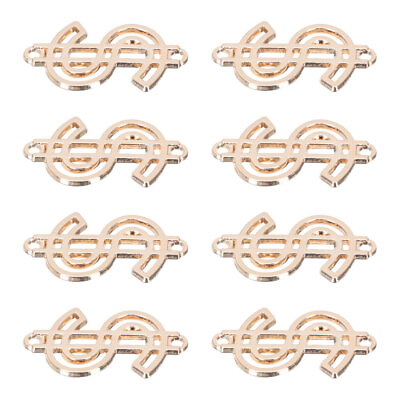 #ad 10Pcs earrings backs for studs earring drop Pendants Dollar Sign Charms Key $9.69